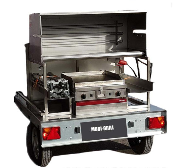 Tournebroche electrique professionnel GSE pour mechoui Mobigrill