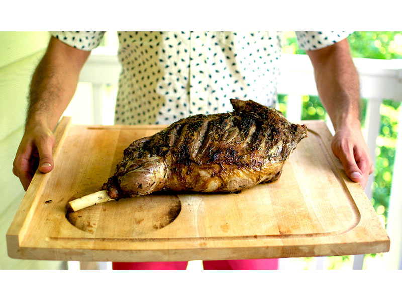 recette gigot agneau paques tourne broche