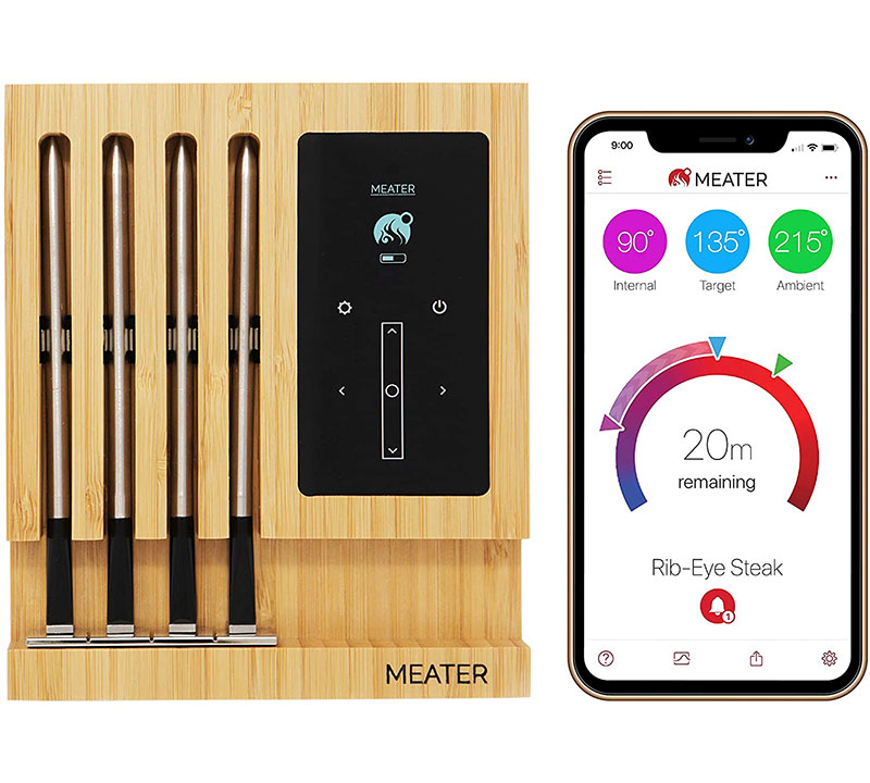 Thermomètre à viande numérique sans fils de Grillpro compatible avec  Bluetooth 13975